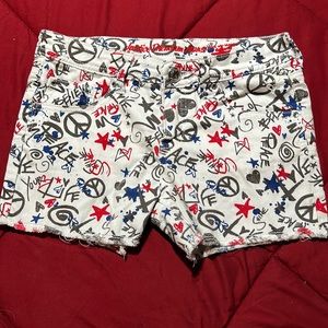Justice brand girls shorts size 14